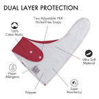 Muslin Baby Bibs for Boys Girls, 10 Pack Super Absorbent Baby Bandana Drool - Image 7