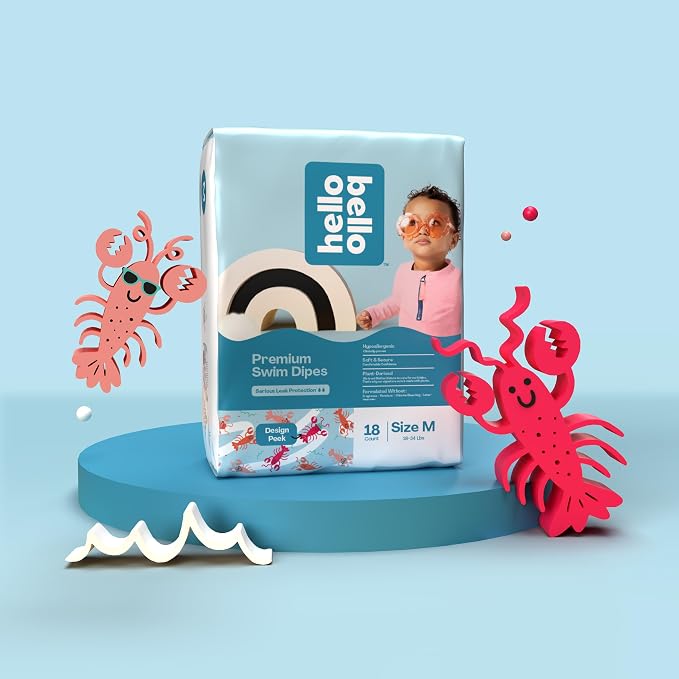Hello Bello Premium Swim Diapers I Affordable and Eco-Friendly Disposable Swim - Image 2