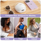 ROMO-GLE/21 Breast Pump Hands Free, Wearable Breastfeeding Pump, Electric - Image 7