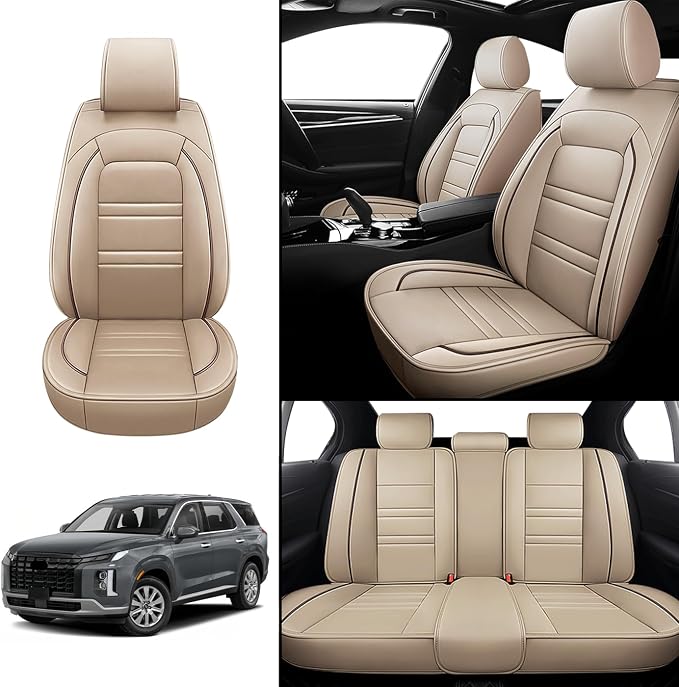 Seat Covers for Hyundai Car Palisade 2020-2025 | 5-Seats Leather Seat Covers - Image 2