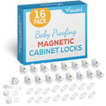 Vmaisi 16 Pack Child Safety Magnetic Cabinet Locks by vmaisi