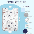 Newwiee 5 Pcs Large Towel Bib Toddler - Image 2