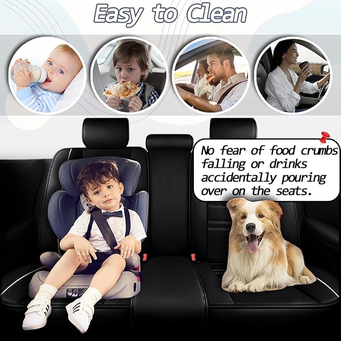 Seat Covers for Toyota Prius 2001-2025 | 5-Seats Leather Seat Covers - Image 7