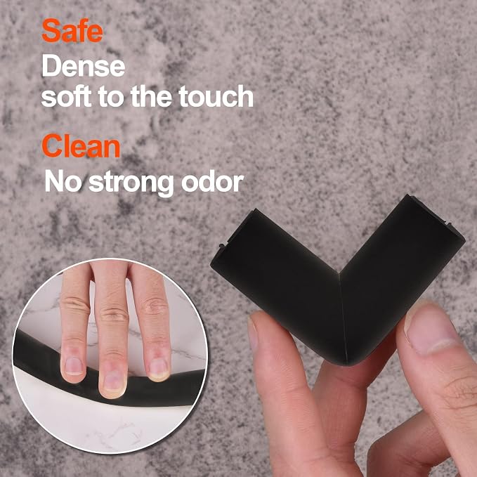 Edge Corner Protector Baby Proofing, High Density Rubber Foam, Fireplace Stair - Image 3