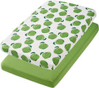 TILLYOU Mini Crib Sheets Fitted 2 Pack, Pack and Play Sheets - Image 7
