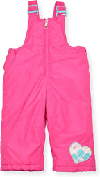 Arctic Quest Little Girls Bib Snow Pants and Ski Jacket Water-Resistant Snowsuit - Image 3
