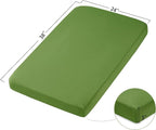 TILLYOU Mini Crib Sheets Fitted 2 Pack, Pack and Play Sheets - Image 4