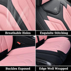 Coverado Car Seat Covers Full Set, Car Seat Protectors Leather Seat Covers - Image 8