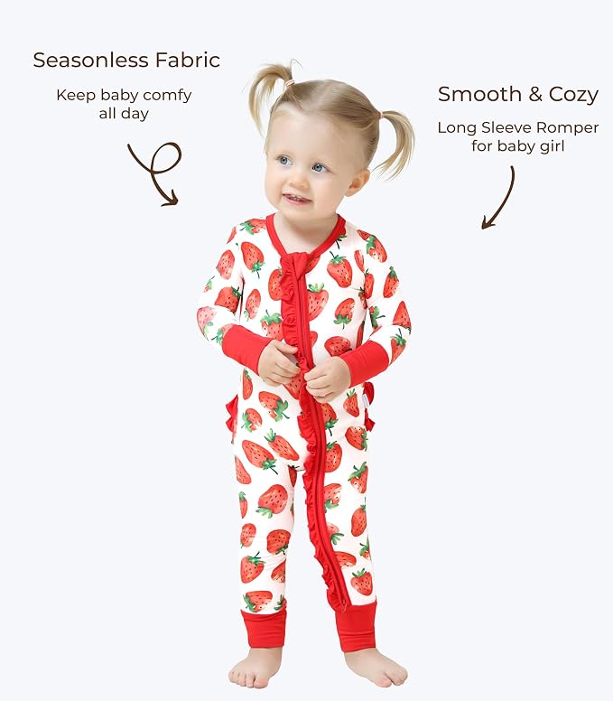 Baby Girl Romper Viscose from Bamboo Jumpsuit - Image 4
