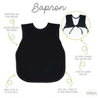 BapronBaby Minimalist Black Bapron - Image 2