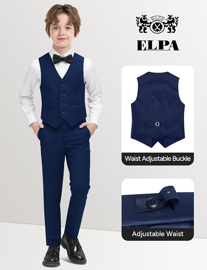 ELPA ELPA Boys' Formal Suit Set, - Image 3