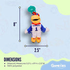 Gamezies Baby Boy and Girl College Mascot Stuffed Toy Plush Silicone Pacifier - Image 5