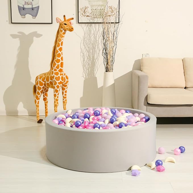 GOGOSO Ball Pit Balls Stars Moon Shapes Plastic Pitballs - Image 7