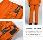 Boys Suit for Kids Teens Formal 5 Piece Tuxedo Suit Set - Image 5