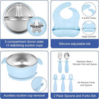 Stainless Steel Kids Plates And Bowls - Image 7