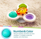 LiKee Strong Suction Cup Fidget Rotating Sensory Bath Toys - Image 3