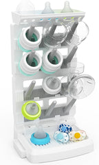 Baby Bottle Drying Rack for 12 Bottles, Space Saving Countertop Vertical by CINWWNI