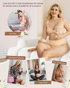 As Fairy Nursing Bras for Breastfeeding Mesh Lace Seamless Maternity Bra - Image 5