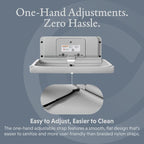 Foundations Ultra Horizontal Wall Mounted Baby Diaper Changing Station - Image 6