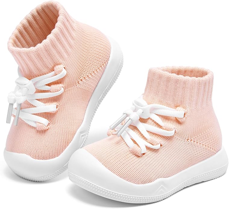 Baby Non Slip Socks Shoes Boys Girls Soft Slip On Sneakers Protection Toe by Fahrerliebe