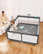 71" x 59" Extra Large Baby Playpen - Image 2