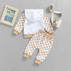 2Pcs Baby Boys Hoodie Tops Pants Set Dinosaur Deer Print Sweatsuit Fall Winter - Image 7