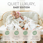Organic Cotton Muslin Baby Blanket - Image 3