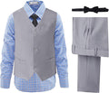 Boys' Suits Formal Slim Fit Tuxedo Boys Vest and Pants Set by DHTS
