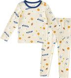 pureborn Baby Toddler Kids Viscose from Bamboo Pajamas Set Pjs 2pcs 18M-8Y by pureborn