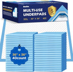 Bed Pads Disposable for Adults 36" x 36" by Brosive