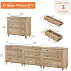WAMPAT Oak Dresser for Bedroom - Image 2