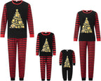 Awoscut Christmas Family Matching Pajamas Christmas Pjs Holiday Nightwear - Image 5