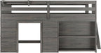 Max & Lily Modern Farmhouse Twin Low Loft Bed - Image 4