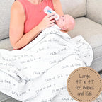 LollyBanks Muslin Baby Blanket 100% Organic Cotton, Muslin Quilt Lightweight - Image 5