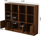 Brown Bookshelf, Wood Bookcase - Image 2