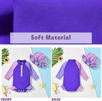 Aalizzwell Baby Girls Long Sleeve One Piece Swimsuit - Image 5