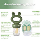 Haakaa Baby Fruit Food Feeder & Mini Freezer Nibble Tray Combo, Breastmilk - Image 3