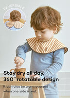Konny Baby Bibs Set, 360 ​​° Rotate, Soft and Absorbent Bandana Drooling - Image 3