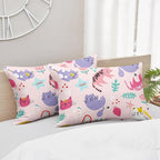 QOOMO Kawaii Cats Comforter King Size, Down Alternative, Soft and Lightweight - Image 6