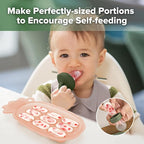 Haakaa Silicone Nibble Freezer Tray -Breastmilk Teething Popsicle Mold - Image 2