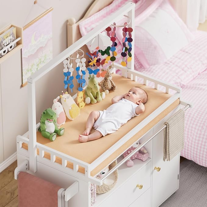PAKASEPT Baby Changing Table, Infant Diaper Changing Station - Image 6