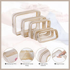 TSA Approved 5-Piece Diaper Bag Organizer Pouch Set Clear Waterproof TPU Kids - Image 4