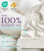 OLESILK Silk Baby Bonnet for 0-6 Months - Image 2