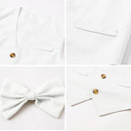 SANGTREE Boys Cotton Linen Suit Formal Set Baby Clothes Boy Gentleman Wedding - Image 6
