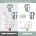 BUSOHA 3 Pack Silicone Sleeves for Avent Baby Bottles - Image 2