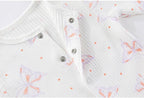 Fashion Baby Boy Girl Clothing Set Cotton Soft 3-Piece Long Sleeve Button - Image 2