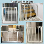 WAOWAO Triple Lock Baby Gate Extra Wide 86.22-90.55" Pressure Mounted Walk - Image 6