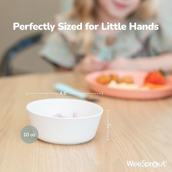 WeeSprout Bamboo Kids Bowls - Image 2