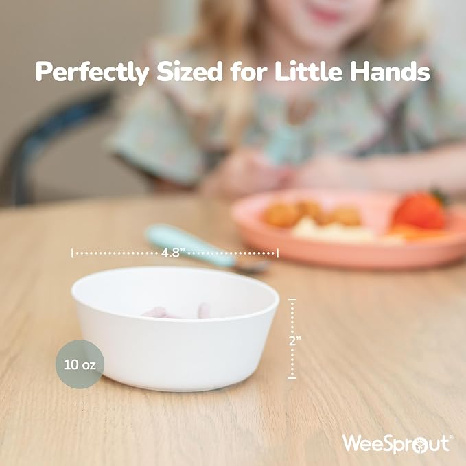 WeeSprout Bamboo Kids Bowls - Image 2