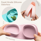 Silicone Foldable Novelty Dinner Plates, Baby Plates Travel Essential - Image 4